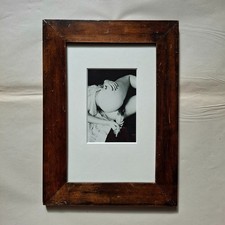 Antiker Holzrahmen m. Glas