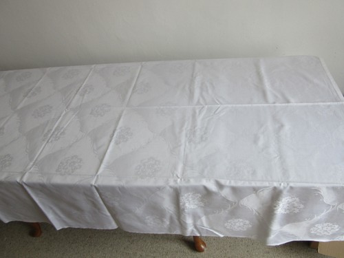 Damast tischdecke vintage - damast,