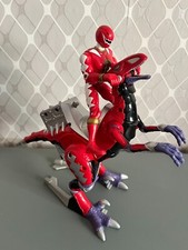 Power Rangers Dino Thunder Red Raptor Figur 2003/4 Bandai Defekt + roter Ranger