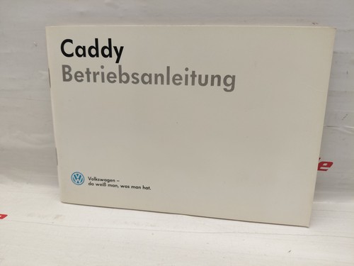 Betriebsanleitung caddy 08 - vw,