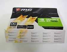 MSI NVIDIA GEFORCE GT 1030 Grafikkarte; 2 GB GDDR4, PCI-E 3.0 DirectX 12