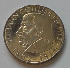 5 DM Deutsche Mark 1964 Johann Gottlieb Fichte (4)