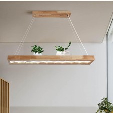 minifair LED-Hängeleuchte (eine ecke gebrochen) aus Holz, Deckenleuchte