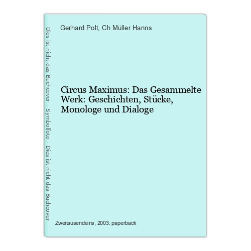 Circus maximus das gesammelte - maximus:,