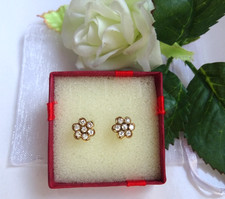 Vintage 333 Gelbgold Ohrringe