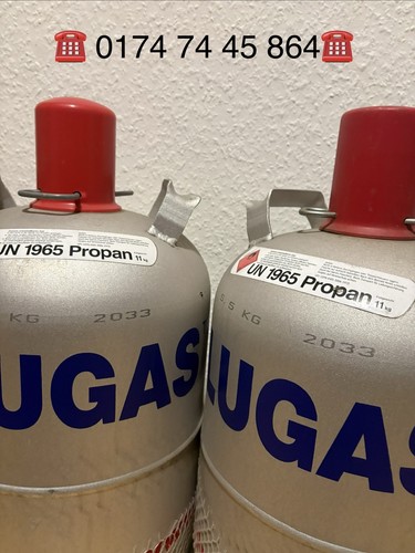 11kg alu gasflaschen - 2x, propan