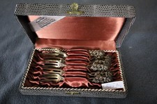 6 Antike Kuchengabeln Kuchen Gabeln 835 Silber Hildesheimer Rose im Originaletui