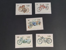Alte historische Motorräder Briefmarken Motiv postfrisch 