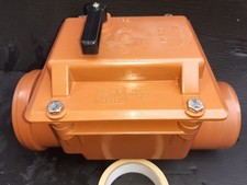 Rückstauklappe Ø110mm für HT/KG Rohre Sanitär Wasser