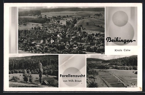 Ansichtskarte beihingen calw - beihingen, /calw