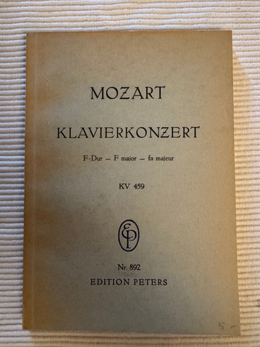 Mozart klavierkonzert dur kv - f-dur,