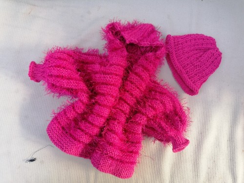 Reborn baby set pupe mütze - reborn,