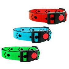 Hundehalsband pfoten - m.,