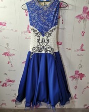 Turnierkleid STANDARD #royalblau - TOP - Gr. XS - 144-156cm
