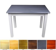 Esstisch Küchentisch Tisch Kiefer massiv Restaurant Honig/weiß Neu 