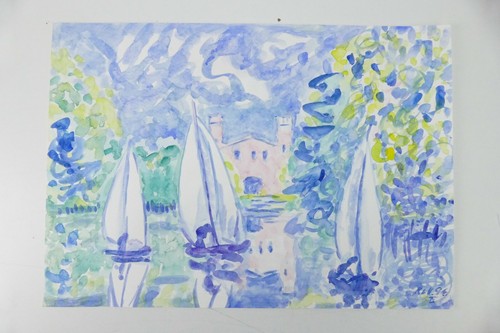 Wilhelm klußmann aquarell - wilhelm,