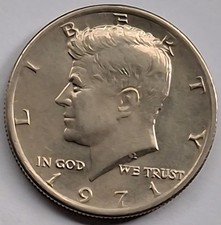 USA, Half Dollar, 1971, John F. Kennedy,  ohne Munzzeichen Philadelphia, K, K/N