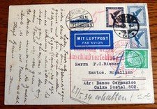 Karte Berlin Santos Brasilien