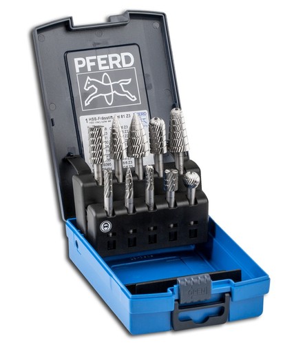 Pferd hss frässtift - hss-frÄsstift-set, 81