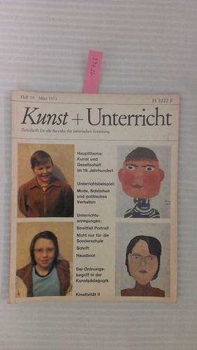 Kunst unterricht heft - +, 19