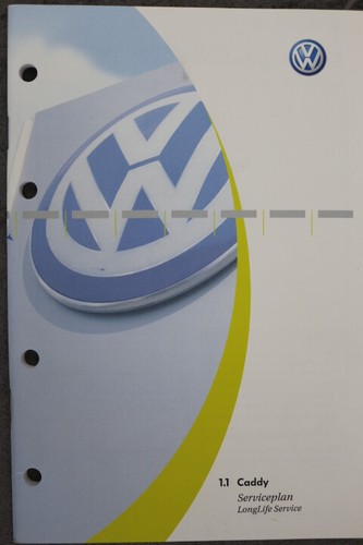 Caddy serviceplan 2004 - vw, "1-2004"