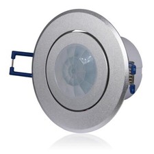 Infrarot Decken Unterputz Bewegungsmelder Ø68mm Reichweite 8m bei 360° schwenkba