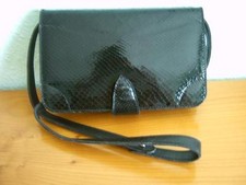Ausgefallene, gebrauchte Leder-Abendhandtasche für Damen