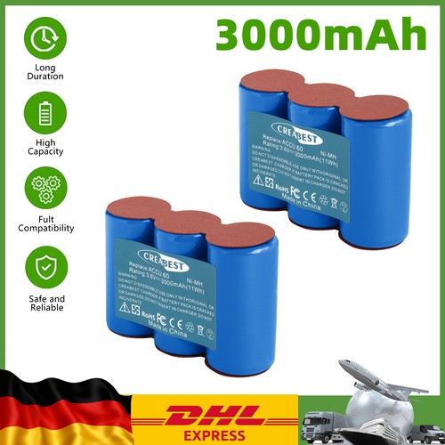2pcs 3000mah akku für - 3000mah, ni-mh