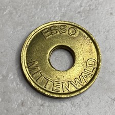 Vtg Brass Esso Standard Oil