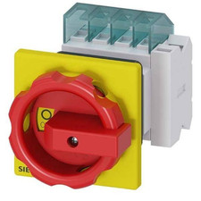 Siemens ENTRON Lasttrennschalter Not-Aus-Schalter 3-polig Zentralbefestigung rot
