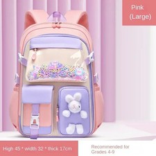 Mädchen Schulrucksack Kinder Rucksack Kawaii Leicht Wasserdicht Bunt