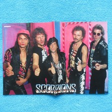 SCORPIONS BRAVO POSTER 2 Seiten David Hasselhoff