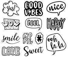 HEYDA Stempelset Wortspiele 12