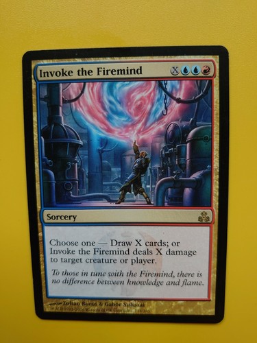 Mtg karte invoke the firemind - karte.,