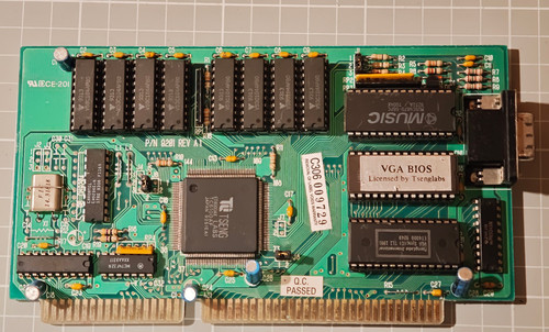 Tseng et4000ax 1mb isa vga - tseng,