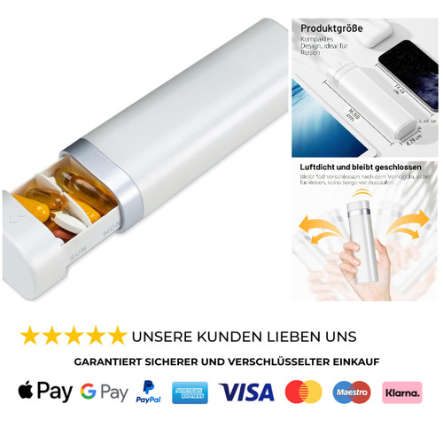 Pillendose tage bpa frei - tage,