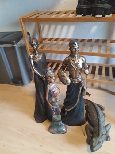 Afrikanische deko figur - afrikanische, deko-figur