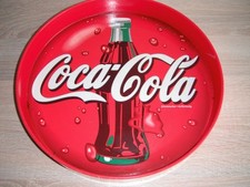 Vintage Trink Coca Cola Serviertablett Kellnertablett Tablett 32 x  4 cm
