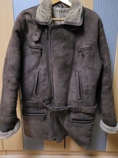 Herren Wildleder Mantel mit