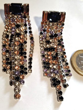 Ohrstecker antik Stil blau