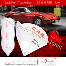 Lacksiebe Farbsiebe Lackfilter