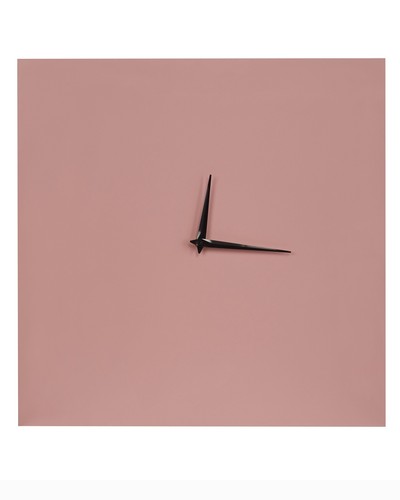 Wanduhr eisen rosa 40 - x,
