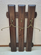 Garderobenpaneel, Flurgarderobe, Kolonialzeit, nussbaumfarben