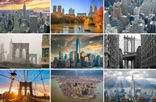 Postkarten New York Amerika Bilder Fotos Souvenirs Brooklyn Bridge Manhattan