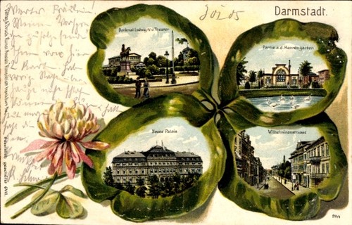 Kleeblatt litho darmstadt - kleeblatt,