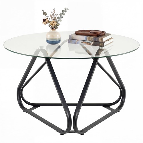 Couchtisch rund glastisch - rund,, aus