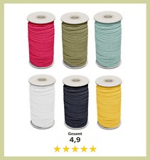 3 m Gummikordel ∅1-10mm Gummiband Gummilitze  Rundgummi Hutgummi Elastisch