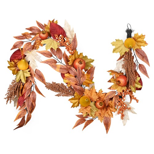 Herbstgirlande türkranz 152cm - herbstgirlande,