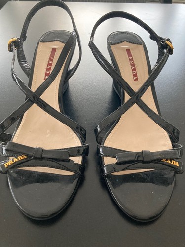 Prada wedges lackleder gr - wedges, ,