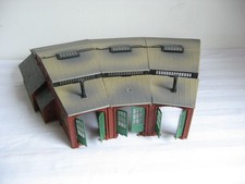 KE500* VOLLMER H0 Lokschuppen 3-Standig gebaut